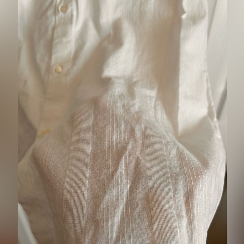 Marithe Francois Girbaud White Button-Up Shirt - Picture 5 of 12